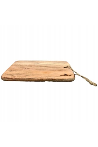 NO BRAND Tavă de servire și tăiere din lemn, 16 cm x 8 cm