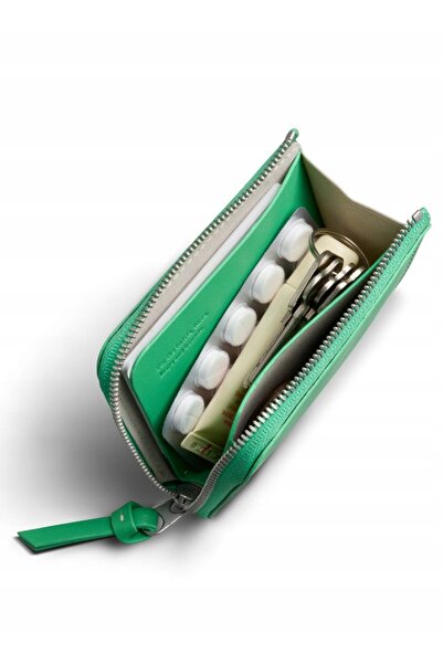 NO BRAND Portofel din piele Bellroy L-Pocket - Verde neon