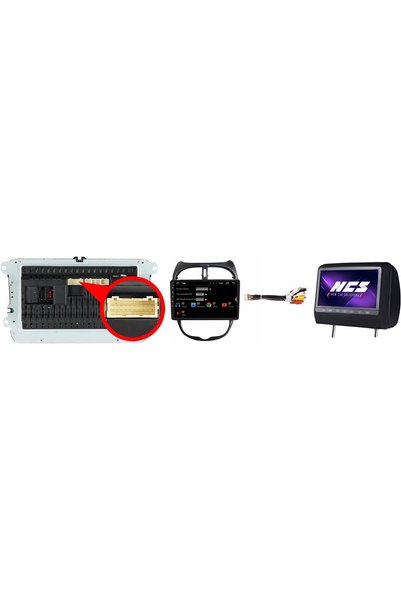 NO BRAND NCS RS-305 RADIO AUTO PEUGEOT 206 206CC 2002-2010 NAVIGAȚIE ANDROID