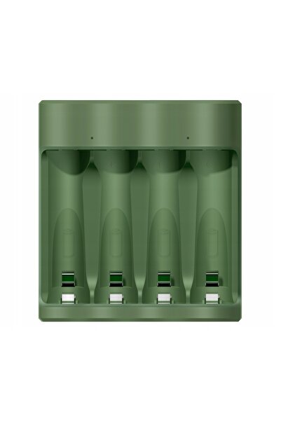 GP Încărcător USB ecologic cu 4 baterii AA de 2700mAh
