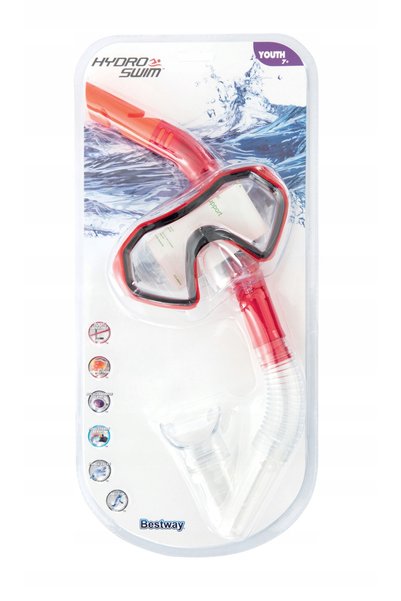 BESTWAY Set de înot și scufundări pentru copii Hydro Swim - Roșu