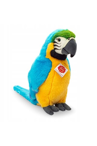 NO BRAND Jucărie de pluș papagal Ara 27 cm albastru/galben teddy hermann