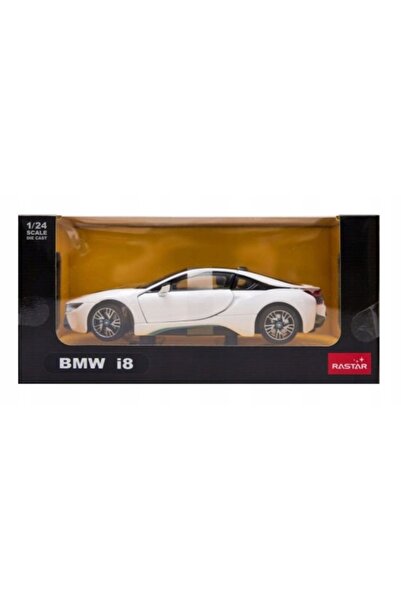NO BRAND MODEL DE MAȘINĂ DE COLECȚIE BMW I8 ALB COIL 1:24 METAL