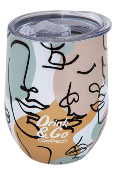 NO BRAND Cană termică pentru cafea 350 ml Art Deco CoolPack termos