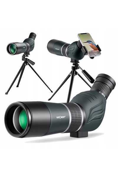 K&F CONCEPT Monocular K&F ZOOM 60 20-60x 60mm BAK-4 IP56 + Trepied Suport Tel...