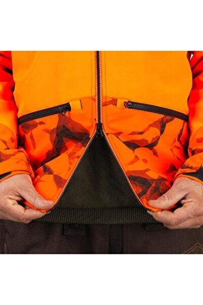 NO BRAND Jachetă softshell de vânătoare SOLOGNAC 500 fluo