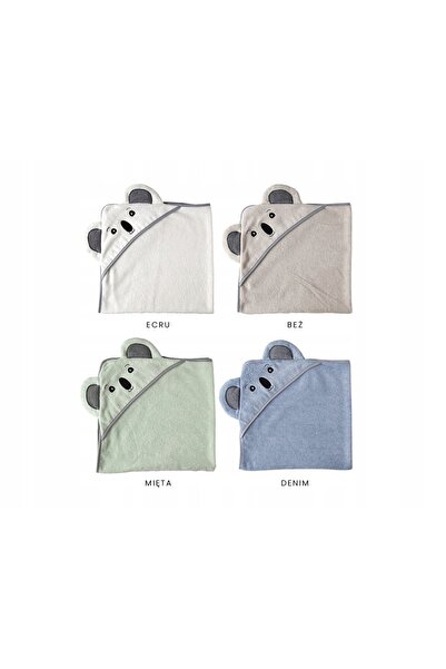 NO BRAND Texpol Halat de baie din bambus 85x85 cm KOALA bej BABY SHOWER