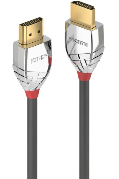 Bark and Lindy Cablu HDMI 2.0 LINDY High Speed M/M 1m gri Cromo Line