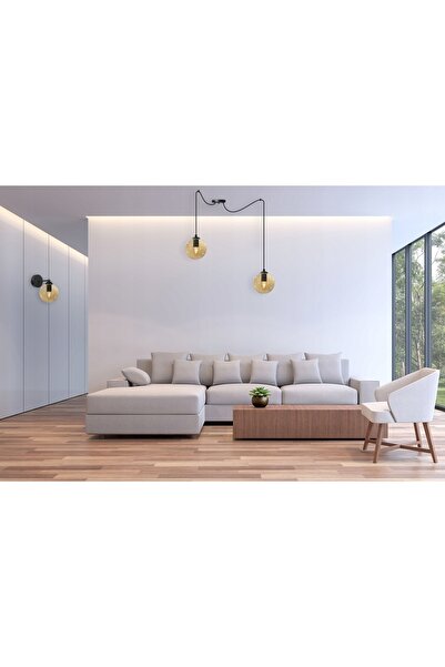 NO BRAND Aplică de perete tip sconce, modernă, stil loft, cu glob, pentru living