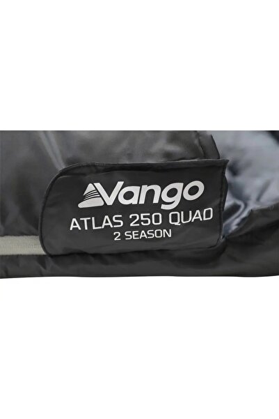 NO BRAND Sac de dormit de camping Atlas 250 Quad Negru pentru o singură perso...