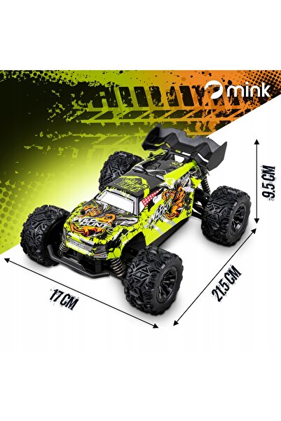 NO BRAND Mașină RC telecomandată Mink off-road verde 1:20 20 km/h LED
