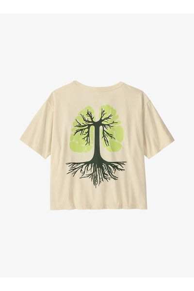 Patagonia Tricou de bumbac de damă Run Like Roots cu croială lejeră