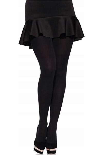 NO BRAND Dresuri plus size 60 DEN mat neted MS-162 Albastru marin 4XL