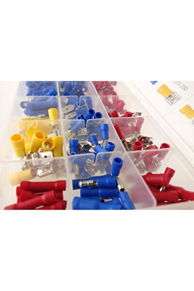 AMIO Set mixt de capete de cablu, cutie de 250 de bucăți, Amio, 02339