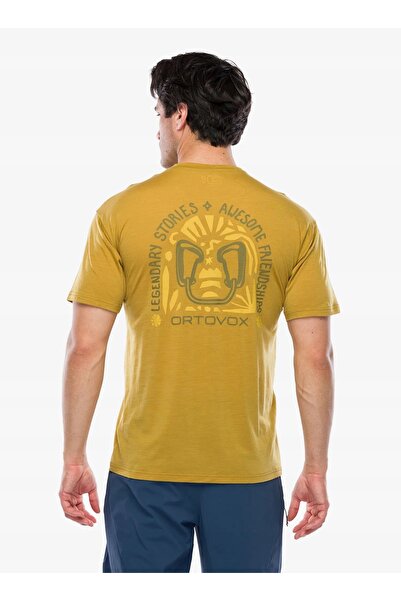NO BRAND Tricou merino Ortovox 150 Cool Climbing Vibes TS - wild cumin XL