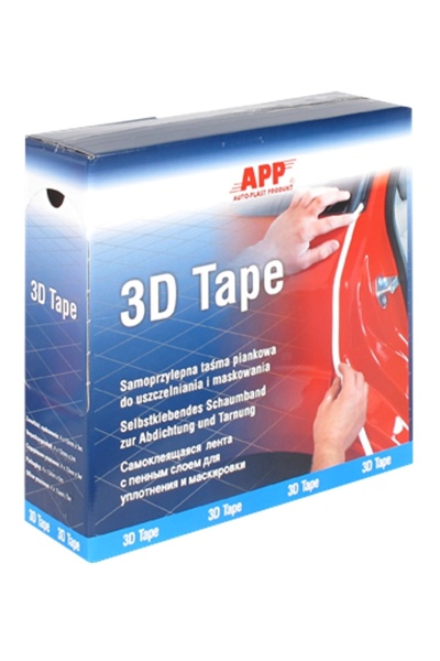 NO BRAND Bandă din spumă pentru nișe, autoadezivă, APP 3D Tape, 13 mm x 50 m