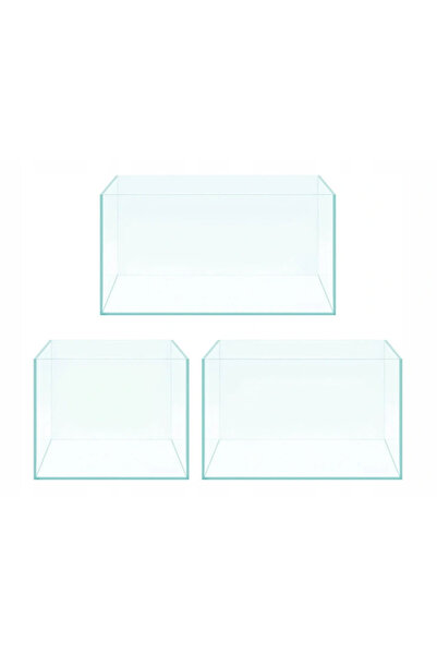 NO BRAND Acvariu FULL OPTIWHITE 25x25x30 4mm lustruit