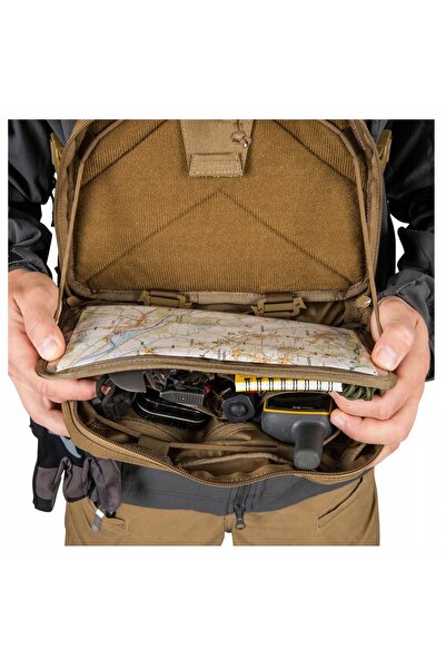 NO BRAND Borsetă tactică de talie pentru piept Helikon ChestPack Numbat Maro
