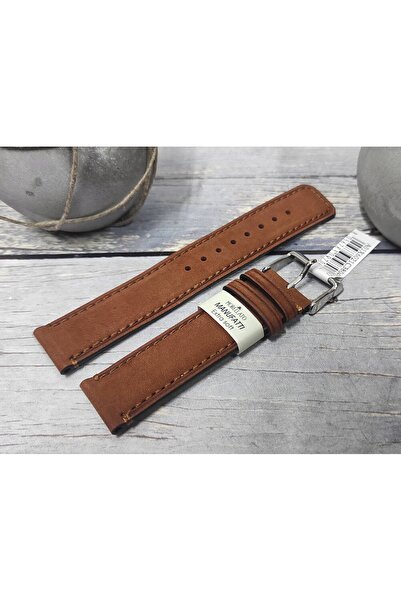NO BRAND Curea din piele maro moale, italiană, Morellato Nubuck Coubert 18 mm...