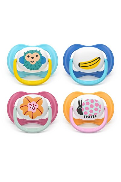 Philips Set 2 suzete bebelusi, Avent, Ultra Air, Ortodontice, Silicon moale, ...