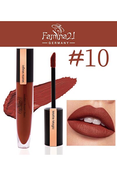 famina21 Matte Magic Long Lasting Lip Gloss Matte Liquid Lipstick