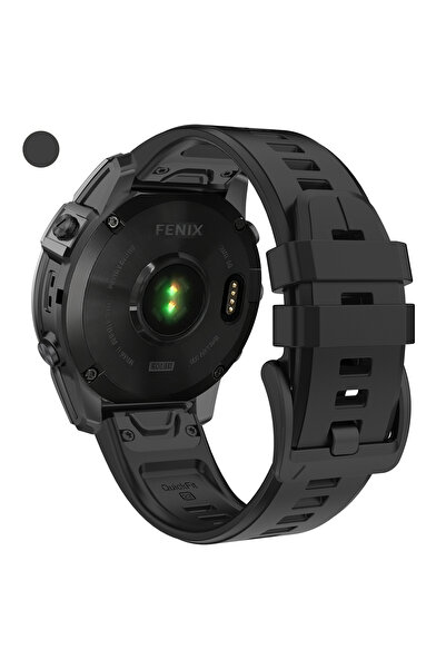 Choice83 1pecs QuickFit 26mm style2 Black For Tactix 8 7Pro Delta/Quatix 8/Fe...