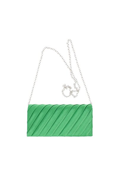 ButicCochet Geantă plic sintetică de damă, ButicCochet, 20x10x5 cm, Verde - G...