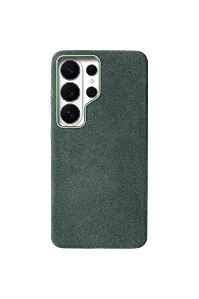 ROSSO Θήκη Samsung Galaxy S26 Ultra Avanti Πίσω Κάλυμμα από Premium Alcantara...