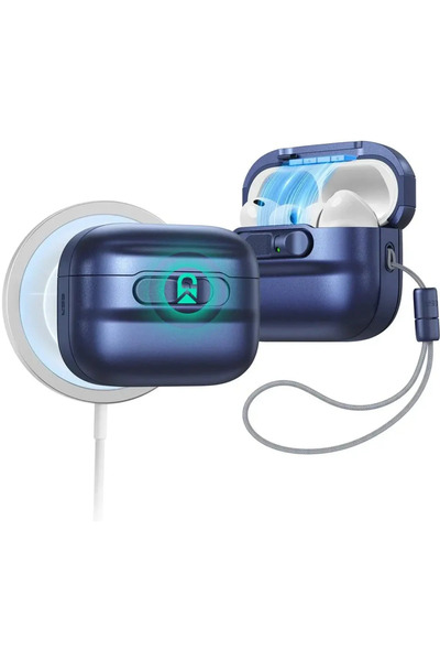 ESR Θήκη AirPods Pro 3rd Gen Pulse FlickLock Magnetic Case με MagSafe & Λουρά...