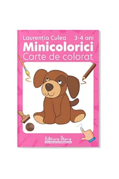 Diana Minicolorici. Coloring Book A4. 3-4 years