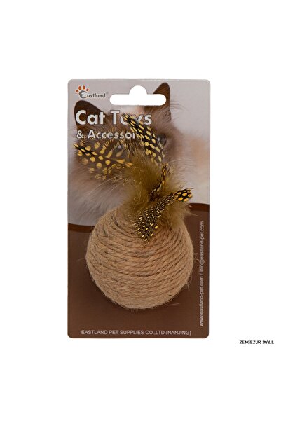 Eastland Zengezur Straw Feather Rattle (162347) Ball-Diameter 6cm