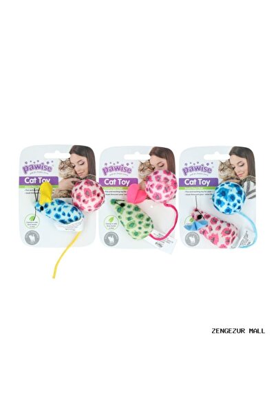 Pawise Zengezur Simple Cat Plush Toy (171615) Ball Mouse
