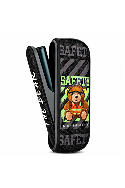 REKS IQOS ILUMA ve ILUMA İ Uyumlu Premium Koruyucu Kılıf – Safety Bear Desenl...