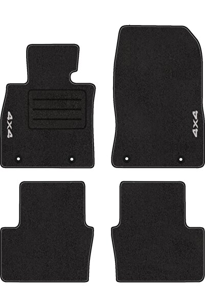NO BRAND Covorașe auto cu logo 4x4 pentru Mazda 2 III (2014 - 2019) set compl...