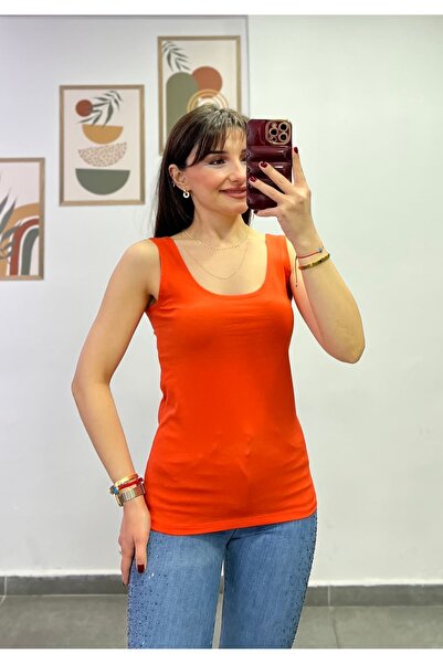 bydenizcollection Thick Strapped Cotton Fabric Undershirt
