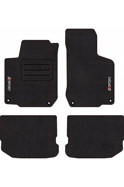 NO BRAND Covorașe auto din catifea cu tivire pentru SEAT LEON I (1999 - 2005)...