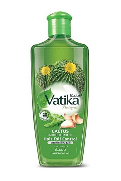 Vatika Naturals Hair Oil Enriched with Cactus, Hair Fall Control Oil 300ml