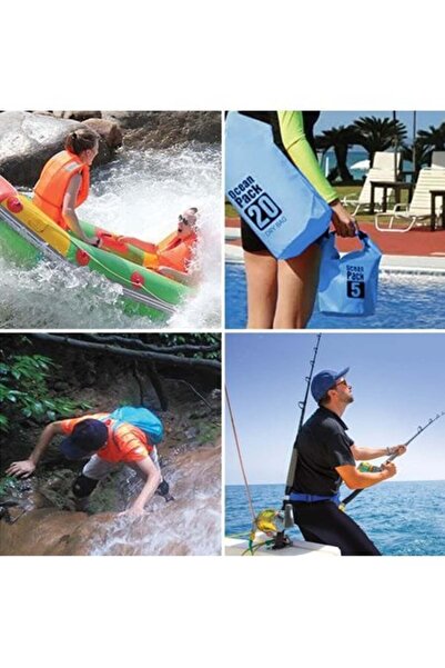 OEM Geanta Impermeabila Pliabila Turcoaz Ocean Pack 28x18.5cm - 2l