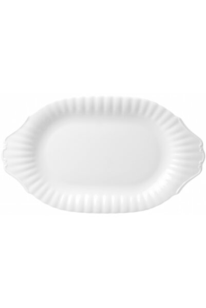 NO BRAND CHODZIEŻ IWONA Formă ovală 28 CM Design C001 Alb