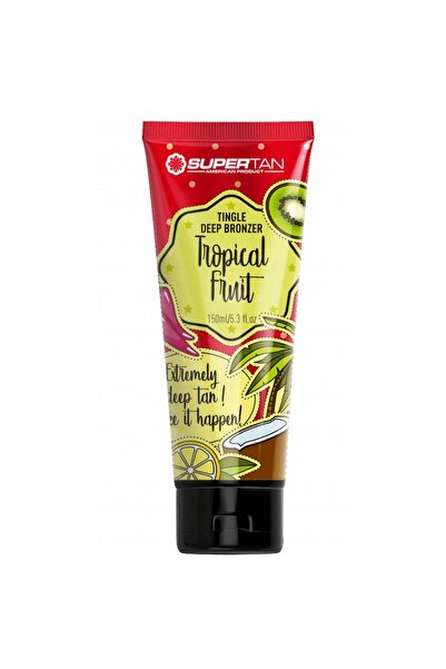 NO BRAND SUPERTAN FRUCTE TROPICALE 1x 150ml MOCNY TINGLE BRONZER + GRATUIT 15...