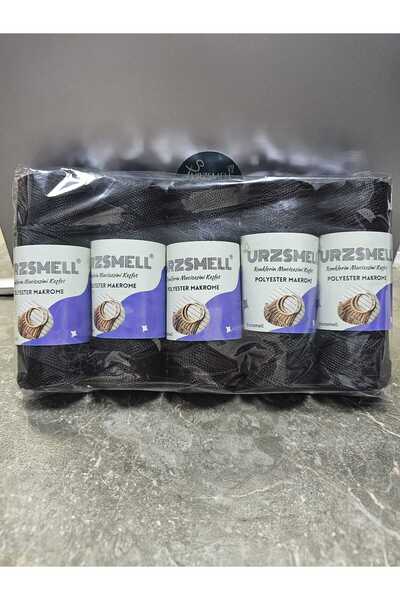 urzsmell Polyester Macrame 500Gr, 5-Pack (100Gr-140Mt Each) No. 3. 2mm Supla,...