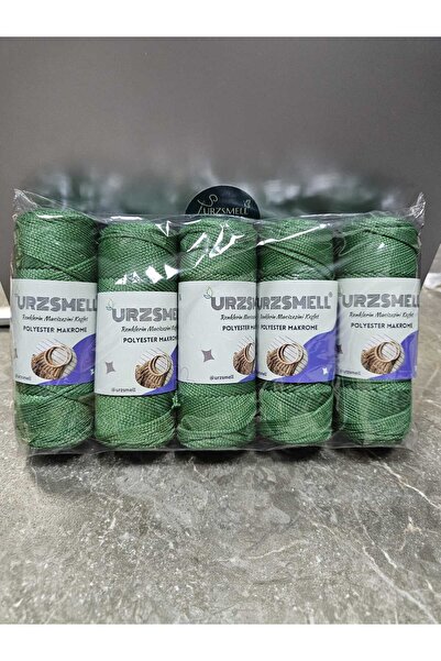 urzsmell Polyester Macrame 500Gr, 5-Pack (100Gr-140Mt Each) No. 3. 2mm Supla,...