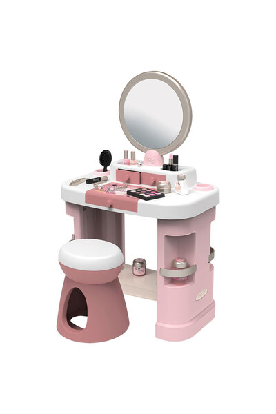 Smoby Salon de infrumusetare My Beauty Dressing Table roz cu 15 accesorii