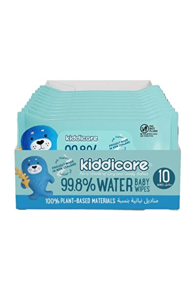 Generic Brand Kiddicare Water Baby Wipes 99.8% Water-Based, 120 Wipes (Pack o...