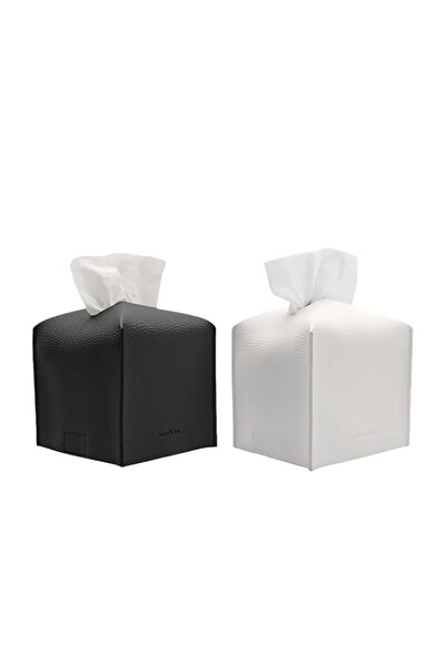 Generic Brand Tissue Box Cover Holder 2Pcs Square with Bottom Belt by Carrot'...