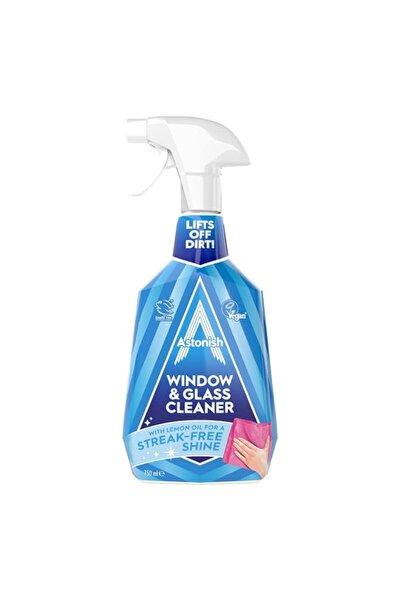 Generic Brand Astonish Window & Glass Cleaner - With Lemon Oil - Tough on Gre...