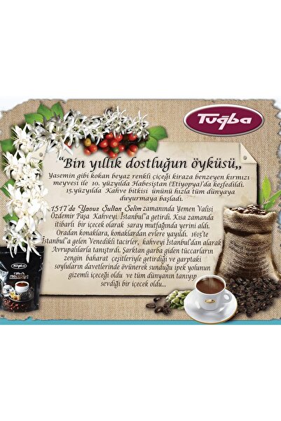 Tuğba Kuruyemiş Türk Kahvesi Metal Kutu 250 gr