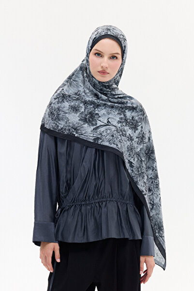 cs camellia scarf Bom Kraş Σάλι - Μαύρο