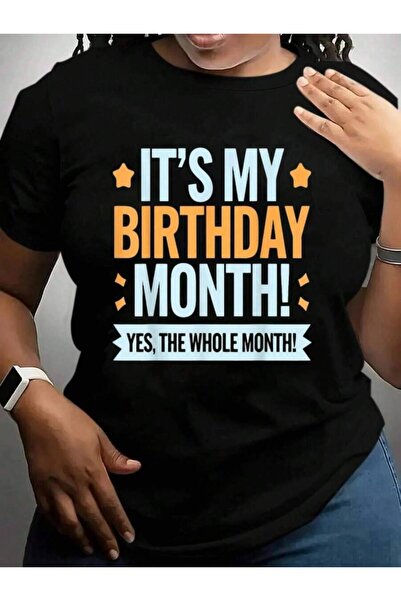 9JY It'S My Funny Yes The Whole Month Birthday Cruise Vacation Trip Black Gra...