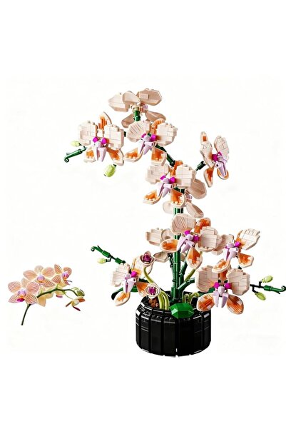 Generic Brand Flowers Bouquet Building Blocks Set With Vase, Rose Toys For Ki...